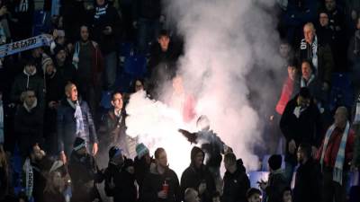 9 إصابات في اشتباكات بين مشجعي ريال سوسيداد ولاتسيو في روما