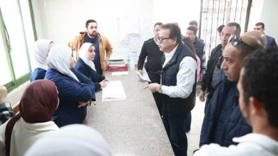 وزير الصحة يتابع جولته المفاجئة بعد محافظة القاهرة بالمرور على مستشفى السادات المركزي في محافظة المنوفية