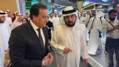 وزير الصحة يشهد افتتاح معرض  الصحة العربي Arab Health Expo