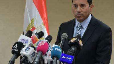 وزير الرياضة يشهد وقائع المؤتمر الصحفي للإعلان عن الاستعدادات النهائية لمعرض "بيزنس يا شباب"