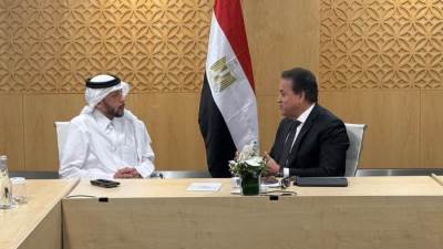 وزير صحة دولة قطر لبحث سبل تعزيز التعاون وتبادل الخبرات بين الدولتين 