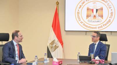 وزير الاستثمار يستقبل وفد بنك جي بي مورجان تشيس لاستعراض جهود الدولة للنهوض بملف الاستثمار