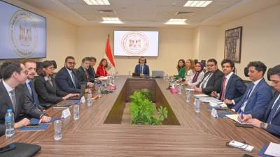 وزير الاستثمار والتجارة الخارجية يلتقي وفد مؤسسة موديز العالمية في إطار مراجعة التصنيف الدورية لمصر