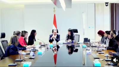 وزيرة التخطيط والتنمية الاقتصادية والتعاون الدولي تستقبل السفير الفرنسي ومسئولي الوكالة الفرنسية للتنمية لمناقشة ملفات الشراكة الاقتصادية الجارية بين البلدين