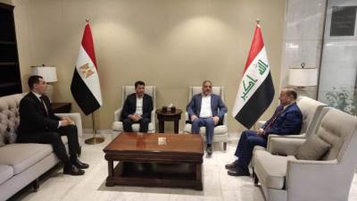 وزير الرياضة يصل العراق للمشاركة في اجتماعات المكتب التنفيذي لمجلس وزراء الشباب والرياضة العرب 