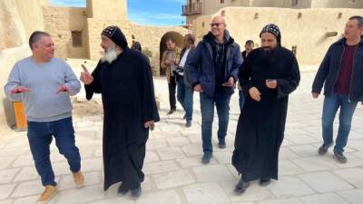 وزارة السياحة تتابع أعمال ترميم دير الأنبا بولا بالبحر الأحمر وتطوير الخدمات السياحية به