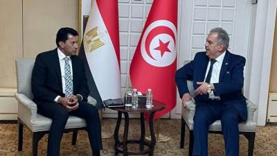 وزير الشباب والرياضة يبحث مع نظيره التونسي تعزيز أطر التعاون الثنائي المشترك