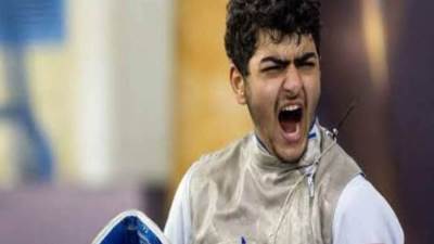 عبدالرحمن طلبة يحرز ذهبية كأس العالم لسلاح الشيش للناشئين بكرواتيا