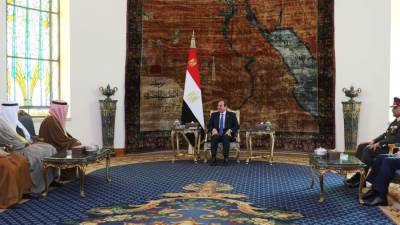 الرئيس السيسى يستقبل النائب الأول لرئيس مجلس الوزراء الكويتى