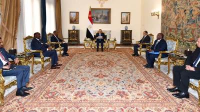 الرئيس السيسى يعرب عن تقدير مصر للمواقف الكويتية الداعمة للقضية الفلسطينية