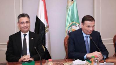 وزيرا الزراعة والتموين يبحثان مع وزير الزراعة الأوكراني التعاون في مجال تحقيق الأمن الغذائي