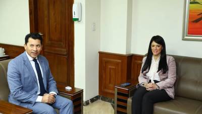 وزيرا التخطيط والتنمية الاقتصادية والتعاون الدولي والشباب والرياضة يناقشان آخر تطورات الاستراتيجية الوطنية للشباب والرياضة