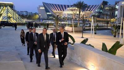 رئيس الوزراء يتفقد جامعة مصر للمعلوماتية