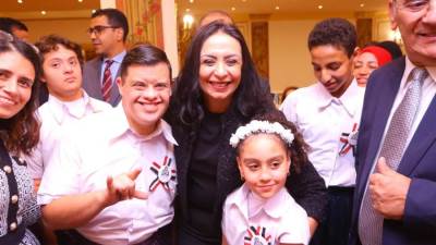 وزيرة التضامن تشهد حفل إشهار أول نادي روتاري للأشخاص ذوي الإعاقة في مصر والشرق الأوسط