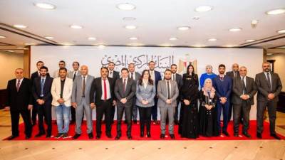 البنك المركزى يستقبل وفدا من نظيره اليمنى للتعرف على التجربة المصرية فى نظم الدفع