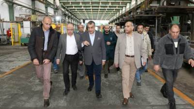 وزير الإنتاج الحربي في زيارة مفاجئة لشركة حلوان للصناعات الهندسية (مصنع 99 الحربي)