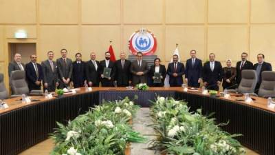 نائب رئيس مجلس الوزراء وزير الصحة يشهد توقيع اتفاقية شراكة بين الوزارة ومعهد جوستاف روسيه