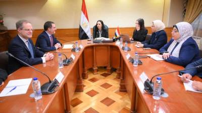 وزيرة التضامن تلتقي ممثل وزير الخارجية والتنمية البريطاني للشؤون الإنسانية