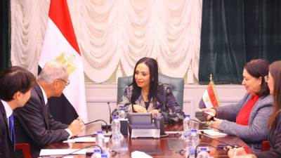 وزيرة التضامن تلتقي السفير الياباني لبحث تعزيز التعاون في المجالات المشتركة