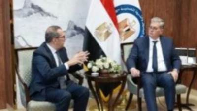 وزير البترول يلتقى رئيس أديس ويستعرض موقف أعمال الشركة بمجال الحفر والاستكشافية