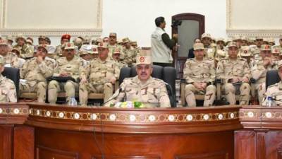  القائد العام للقوات المسلحة وزير الدفاع والإنتاج الحربى يشهد تنفيذ المرحلة الرئيسية لمشروع مراكز القيادة التعبوى للجيش الثالث الميدانى