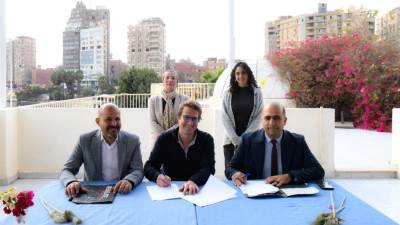 وزيرة البيئة تتفقد موقع مبادرة فيري نايل (Very Nile) بجزيرة قرصاية بنهر النيل