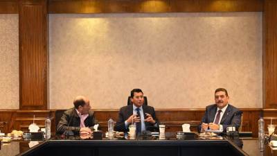 وزير الرياضة يلتقي أعضاء مجلس صندوق الرياضة المصري