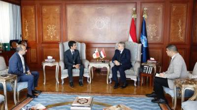 الفريق أسامة ربيع يبحث سبل التعاون المشترك مع السفير البنمي