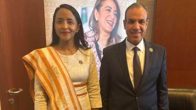 وزير الخارجية والهجرة يلتقي وزيرة خارجية مدغشقر