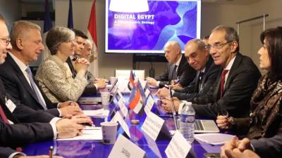 وزير الاتصالات يبحث مع مسؤولى شركة تاليس Thales التعاون فى مجال بناء القدرات فى تخصصات الذكاء الاصطناعى والأمن السيبرانى