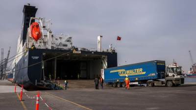 مميزات كبيرة  يوفرها الخط الملاحي "الرورو" لنقل الحاصلات الزراعية والخضروات سريعة التلف والمنتجات المصرية إلى إيطاليا