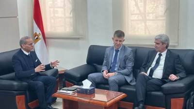 رئيس مجلس إدارة الرقابة النووية والإشعاعية يستقبل نظيره الروسي