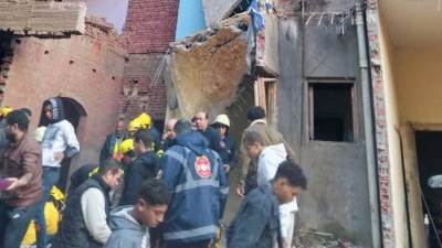 ارتفاع عدد المتوفين لـ10 أشخاص فى حادث انهيار منزل بكرداسة