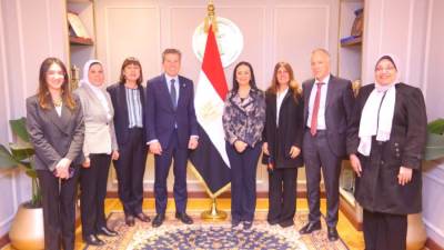 وزيرة التضامن تلتقي وكيل الأمين العام للأمم المتحدة ومنسق الإغاثة الطارئة