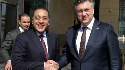 رئيسا وزراء مصر وكرواتيا يترأسان جلسة مباحثات موسّعة لاستعراض الملفات والموضوعات ذات الاهتمام المشترك