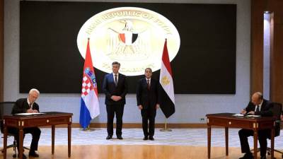 توقيع مذكرة تفاهم بين "الهيئة العامة للاستثمار والمناطق الحرة" ووزارة الاقتصاد بجمهورية كرواتيا 