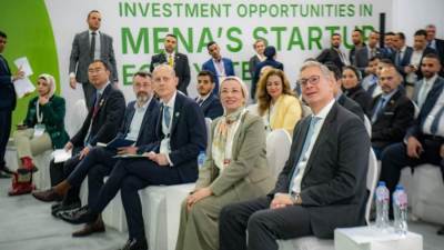 وزيرة البيئة تستعرض رحلة مصر  في التوسع في الطاقة المتجددة خلال جلسة "مؤامة مشكلة الطاقة بين الأستدامة والأمن وإتاحة التمويل"