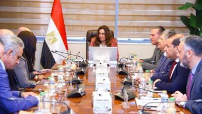 وزيرة التنمية المحلية تبحث مع رئيس شركة أسمنت أسيوط " سيمكس " مجالات التعاون المشترك بالمحافظات