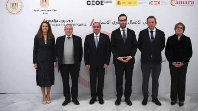 الرئيس السيسي يدعو الشركات الأسبانية لزيادة حجم استثماراتها بمصر