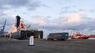 النقل: أهمية كبيرة للخط الملاحي "الرورو"  في نقل الحاصلات الزراعية سريعة التلف والمنتجات المصرية إلى إيطاليا