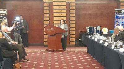 نائبة التضامن تشهد فعاليات الجلسة الافتتاحية للمؤتمر الدولي الخامس لسلامة الغذاء العربي