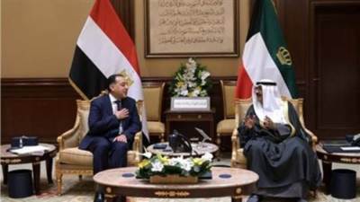 بدء جلسة مباحثات ثنائية لرئيسى وزراء مصر والكويت