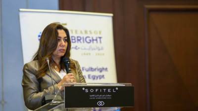 وزيرة التنمية تشهد احتفالية هيئة (فولبرايت مصر) بمناسبة مرور 75 عاماً للقيادات النسائية