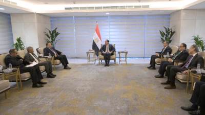 رئيس الوزراء يلتقي وزير خارجية السودان