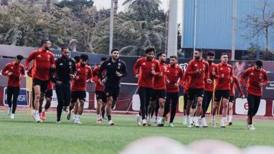 الأهلي يختتم استعدادته لمباراة حرس الحدود بالدوري الممتاز لكرة القدم