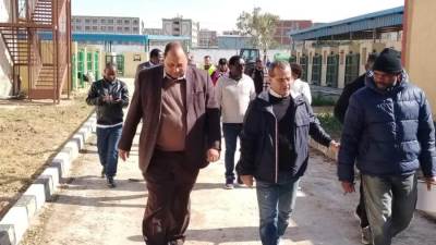 وزيرا الثروة الحيوانية والري بزامبيا يتفقدان مزرعة الإنتاج الحيواني ومركز التلقيح الإصطناعى