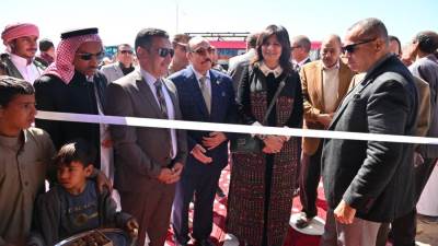 افتتاح سوق اليوم الواحد السابع بمدينة طابا بمناسبة العيد القومي لجنوب سيناء