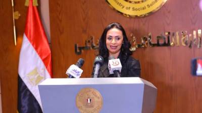 وزيرة التضامن تفتتح مركز استقبال أبناء العاملين والعاملات بديوان عام الوزارة بحضور وزير العدل