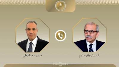 وزير الخارجية والهجرة يجري اتصالًا هاتفيًا برئيس الحكومة اللبنانية