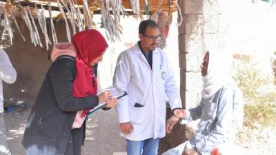 حزب مستقبل وطن ينظم قافلة طبية تفحص 260 مواطنا بمدينة سانت كاترين بجنوب سيناء